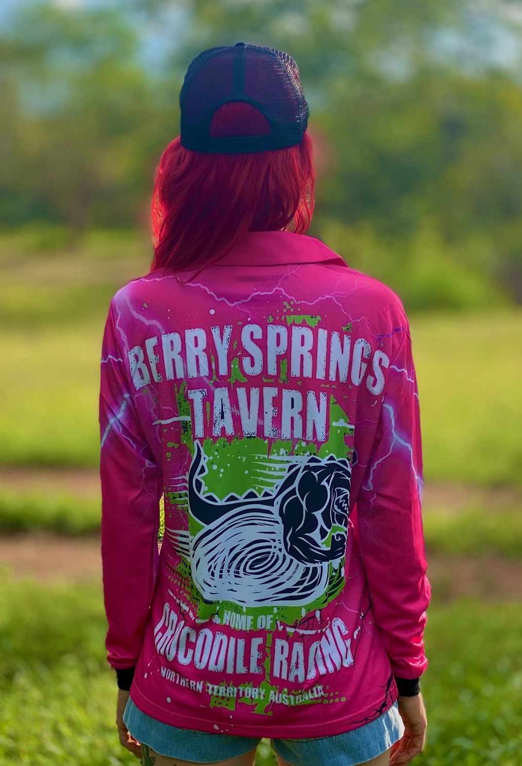 Kids Pink Fishing Shirt – Berry Springs Tavern