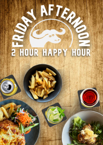 FRIDAY HAPPY HOUR POSTER